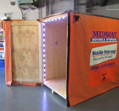 Midway moving mobile storage box, Chicago