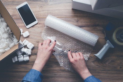 Bubble Wrapping Breakable Items Bubble Wrapping Breakable Items in Chicago