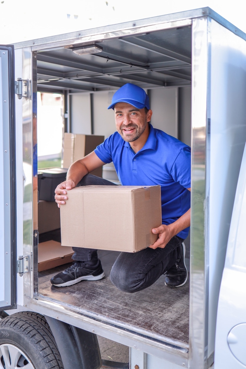 A Professional Mover in a Truck in Chicago, IL