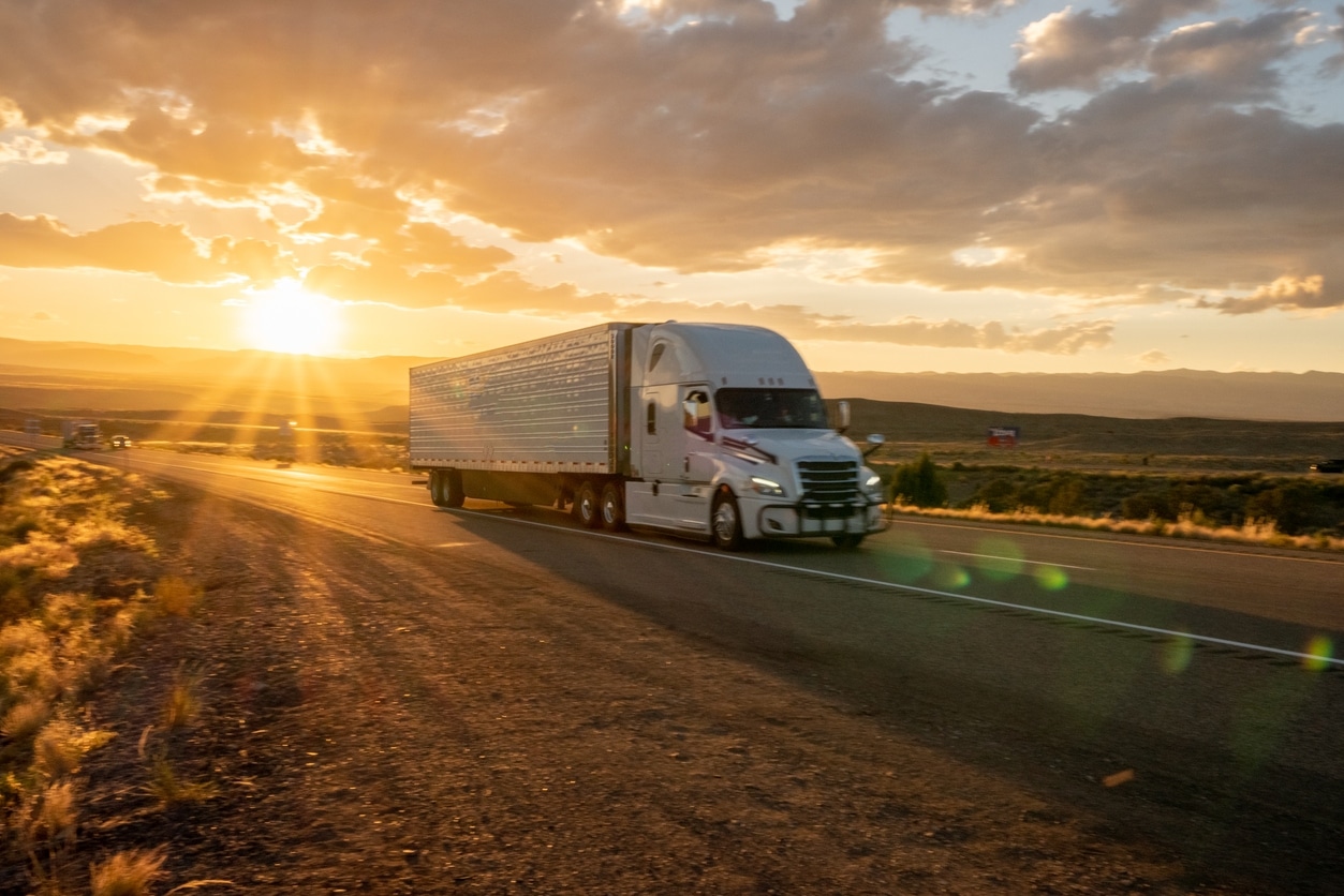 Truck on a Highway - What Is Interstate Moving? A Full Guide